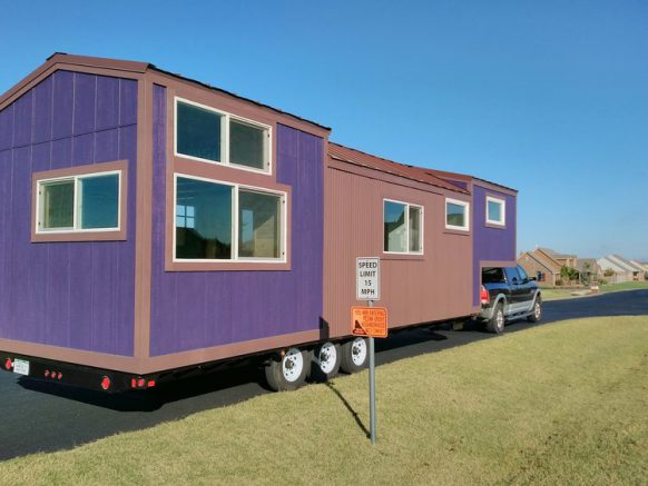 tiny house envy purple monster