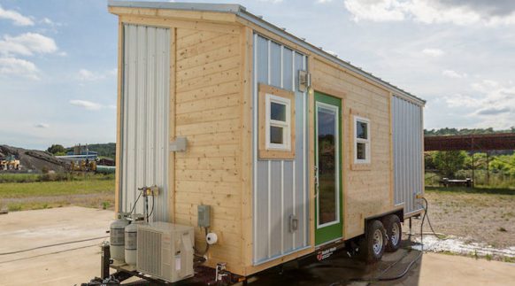 Tiny House Envy shed style roof