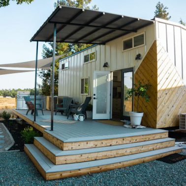 Tiny House outdoor kitchen