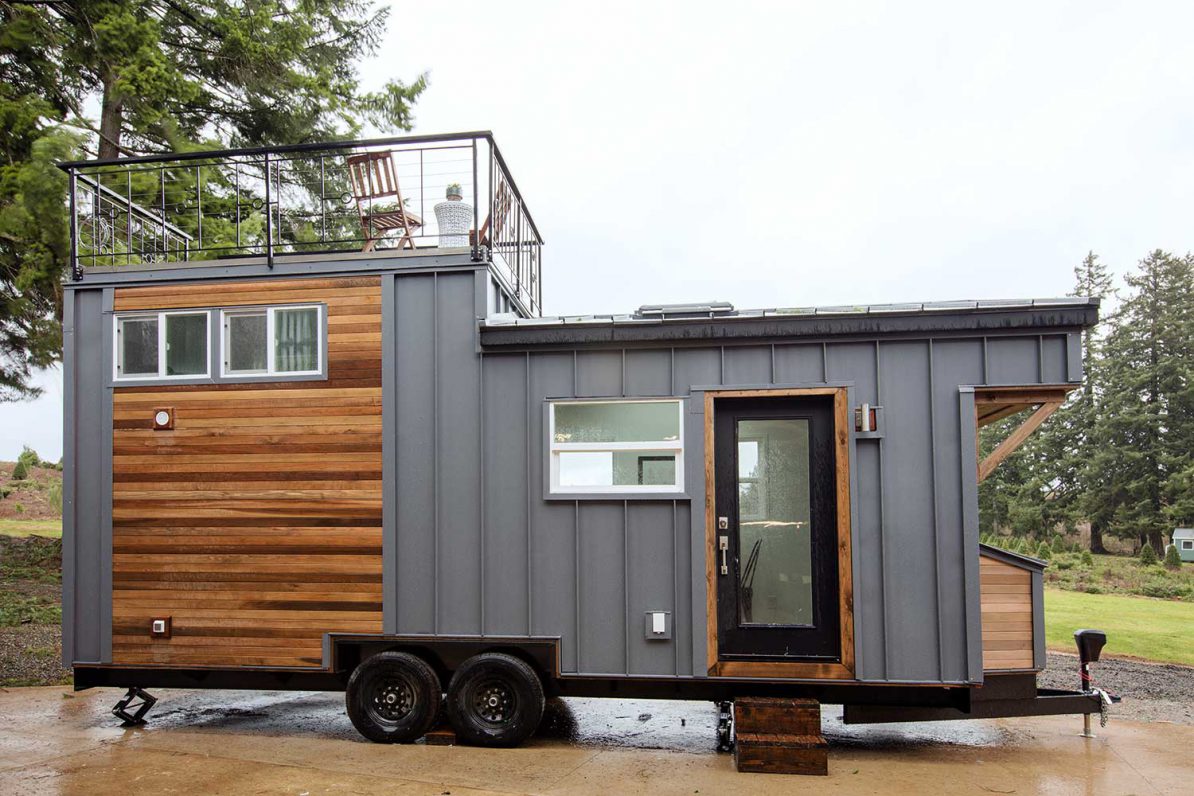 mid century tiny house
