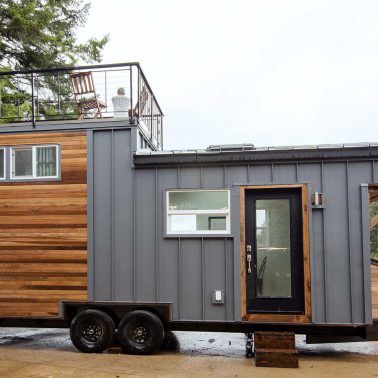 mid century tiny house