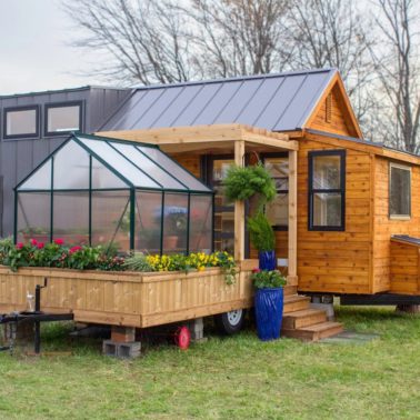 Tiny house with addition