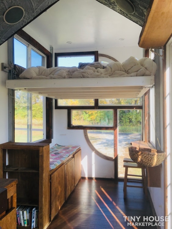 hillside hideaway loft and living space